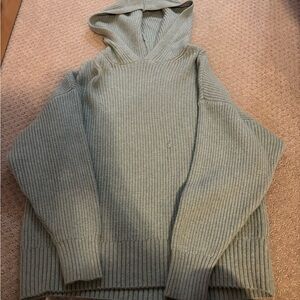 Women’s Green Hooded Sweater